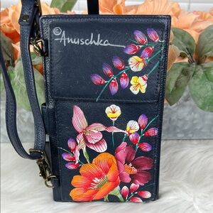 Anuschka Crossbody Wallet